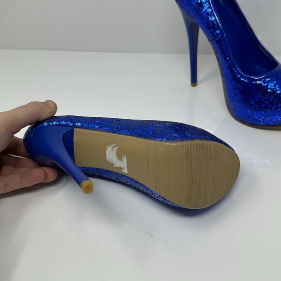 Jbloom blue heels 5.5 - Picture 5 of 5